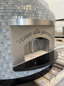 Engraved Faceplate on the Vesuvio