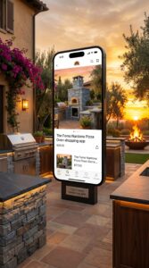 Build your pizza oven today with our App
