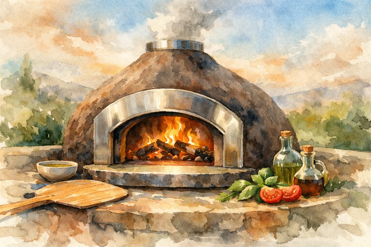How to Season a Firebrick Pizza Oven