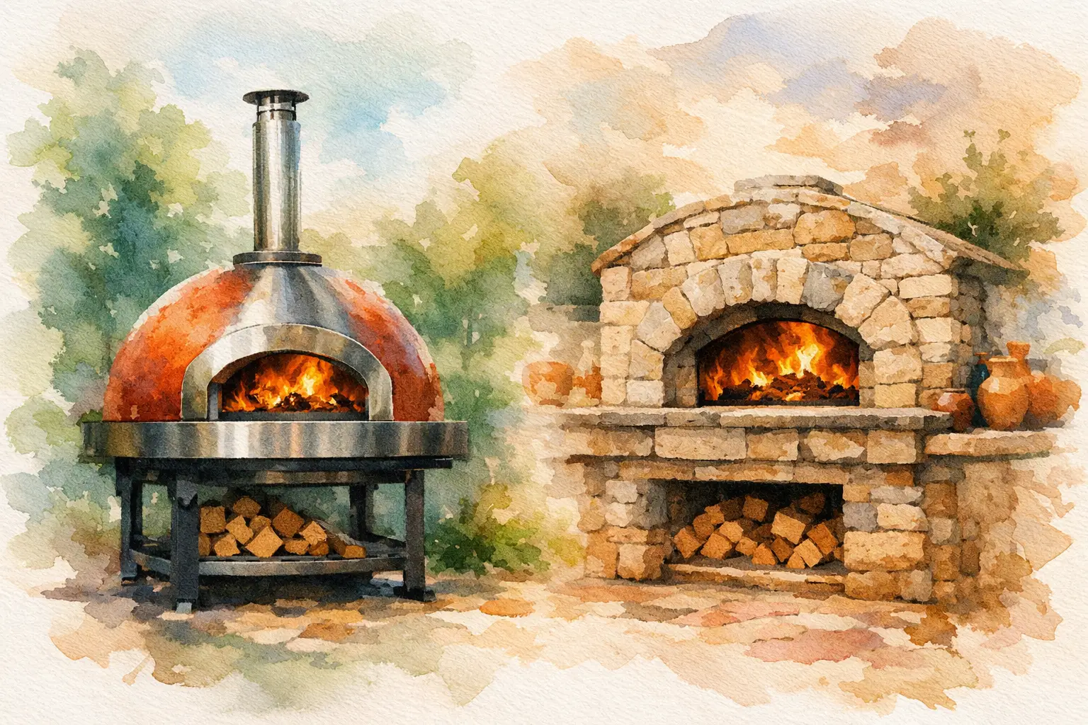 Freestanding or Built In Pizza Oven?