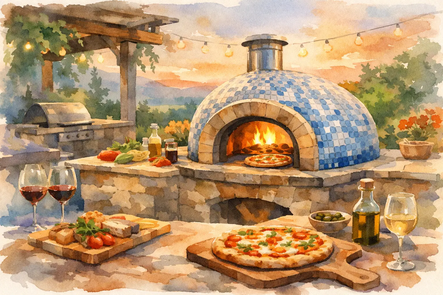 An Outdoor Kitchen With Pizza Oven Guide for Entertaining